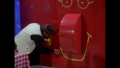 William "Buck" Rogers's adds a personalized flourish to the "dining monolith"[1] in his 25th century accommodations, finishing off the art piece with a smile (BR25: "Awakening").