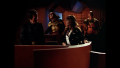 Kane, Princess Ardala, a Draconian soldier and Tigerman on Draconia's bridge (BR25: Film, "Awakening").