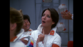 An inquisitive female Earth Defense Directorate cadet poses a question regarding William "Buck" Rogers's football terminology (BR25: "Planet of the Slave Girls").