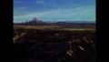 New Chicago in the distance, surrounded by vast uninhabitable wastes of what had been Illinois (BR25: Film, "Awakening").