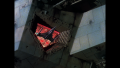 Hatchet fighter launching from the irregular pentagon-shaped aperture (BR25: "Awakening").